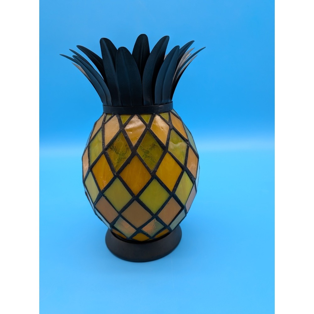 Vintage PartyLite Island Escape Pineapple 7.5" Votive Candle Holder (P8418)